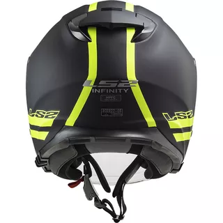 Open Face Motorcycle Helmet LS2 OF521 Infinity Hyper