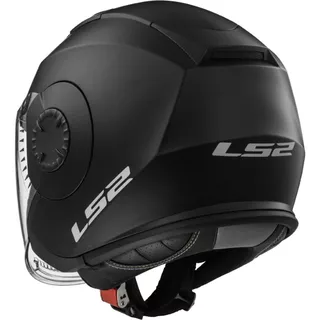 Motorcycle Helmet LS2 OF570 Verso Single - Gloss White