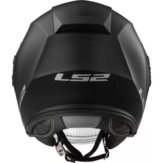 Motorcycle Helmet LS2 OF570 Verso Single - Matt Black