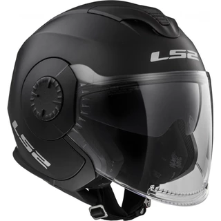 Motorcycle Helmet LS2 OF570 Verso Single - Gloss White