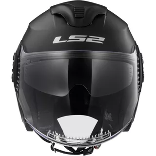 Motorcycle Helmet LS2 OF570 Verso Single - Matt Black