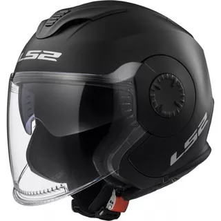 Moto prilba LS2 OF570 Verso Single - Matt Black