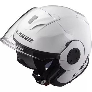 Motorradhelm LS2 OF570 Verso Single - Gloss White