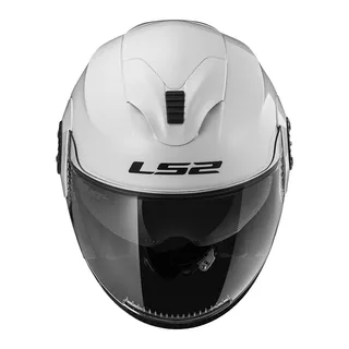 Motorradhelm LS2 OF570 Verso Single - Gloss White