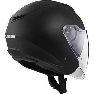 Motorcycle Helmet LS2 OF573 Twister II Single Mono - Matt Black