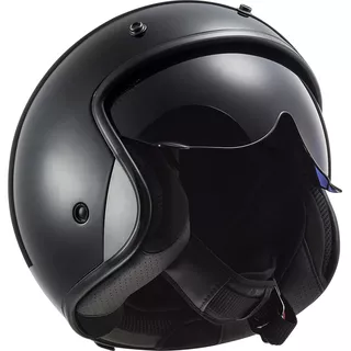 Otevřená přilba LS2 OF601 Bob Solid - 2.jakost - Matt Black