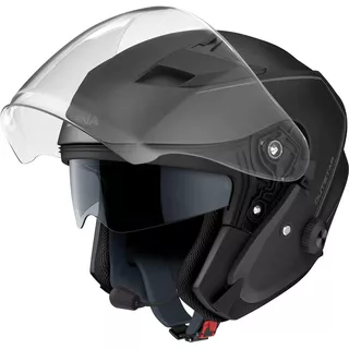 Moto přilba SENA Outstar s integrovaným headsetem - matně černá