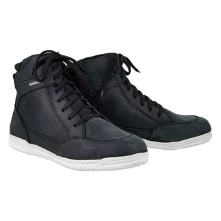 Moto topánky Oxford Kickback Air Black CE - čierna