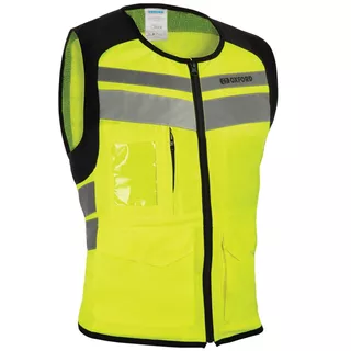 Reflexná vesta Oxford Utility Bright Top - žltá fluo/šedá reflexná/čierna