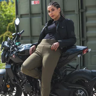 Dámske moto legíny Oxford Super Leggings 2.0 khaki