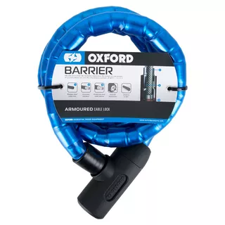 Motorcycle Lock Oxford Barrier 1.4 m Blue