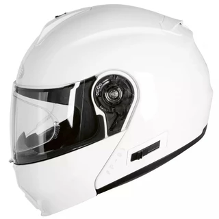 Motorcycle Helmet Ozone FP-01 - White-Black - White