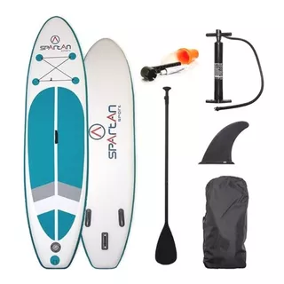 Paddleboard tartozékokkal Spartan SUP 10' White-Turquoise Blue