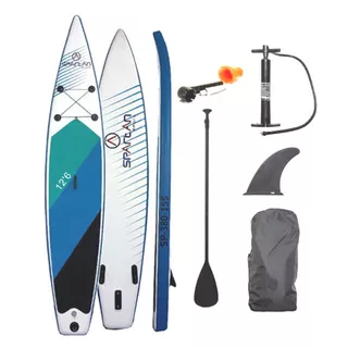 Paddleboard s príslušenstvom Spartan SUP 12'6" White-Blue