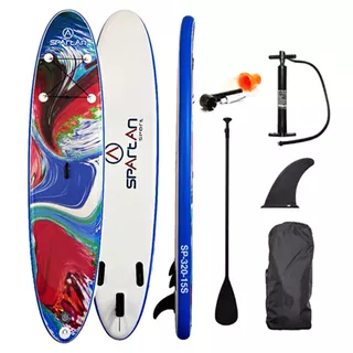 Paddleboard tartozékokkal Spartan SUP 10'6" Blue-Red-White