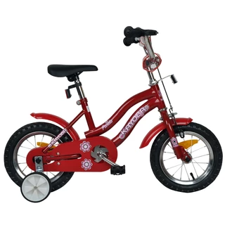 Detský dievčenský bicykel Reactor Panda Girl 12" - červená