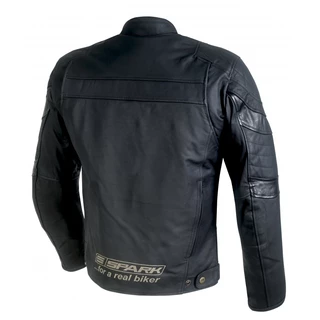 Men’s Leather Moto Jacket SPARK Dark - M