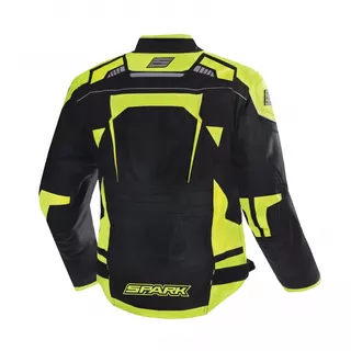 Pánská textilní moto bunda Spark Athmos - černá-fluo