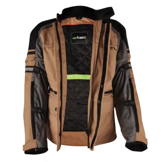 Herren Motorradjacke W-TEC Kalahari - Desert Sand - Desert Sand