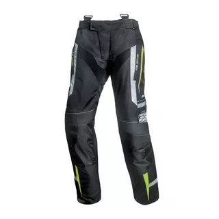 Men’s Textile Motorcycle Pants Spark Mizzen - Black-Fluo