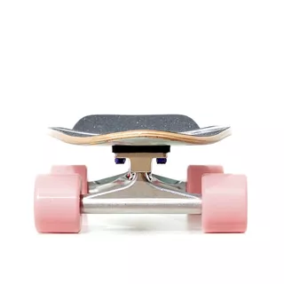 Mini longboard Fish Old School Cruiser Party 26" - Silver-Summer Pink