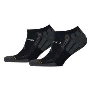 Ankle Socks Head Performance Sneaker UNISEX – 3 Pairs - Black-Grey - Black-Grey