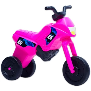 Rowerek biegowy dziecięcy Enduro Maxi - Różowo-czarny