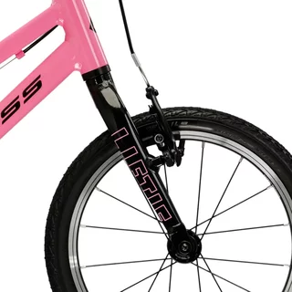 Dětské kolo Kross Liftie 16" - model 2025 - růžová / černá / lesk