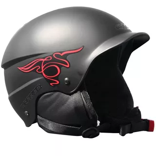 WORKER Playful Helmet - Red - Black