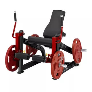 Steelflex PlateLoad line PLLE Beintrainer - schwarz-rot