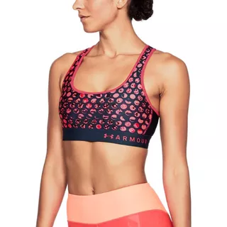 Dámska kompresná podprsenka Under Armour Mid Crossback Print - S