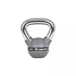 Rubber-Coated Kettlebell inSPORTline PU 4 kg