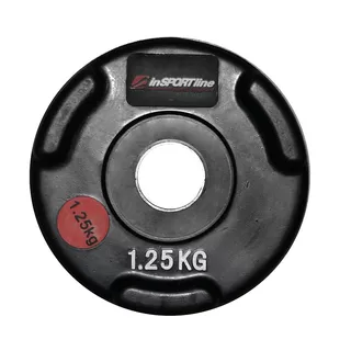 1,25 kg Ergo inSPORTline gumirana utež – kolut