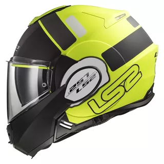 Flip-Up Motorcycle Helmet LS2 FF399 Valiant Lumen / H-V Yellow