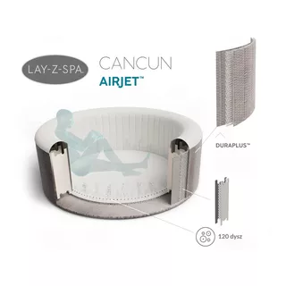 BESTWAY Lay-Z-Spa Spa Cancum Airjet felfújható jakuzzi 180 x 66 cm 60003