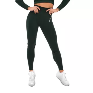 Női  leggings Boco Wear Bottle Green Cropped - zöld