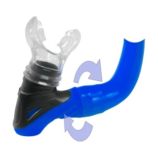 Detské potápačské okuliare  Aqua-Speed Enzo so šnorchlom Samos modré