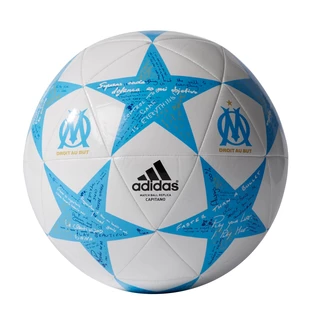 Futbalová lopta Adidas Capitano Finale 16 Olympique Marseille AP0403 bielo-modrá