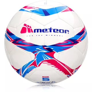 Futbalová lopta Meteor 360 Shiny MS biela veľ. 5