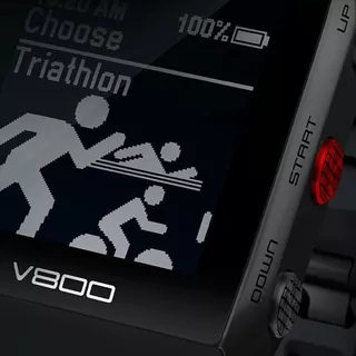 Športtester POLAR V800 HR COMBO - červená