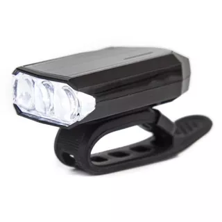 Predné supersvietivé 3LED svetlo CRUSSIS biele- dobíjané cez USB