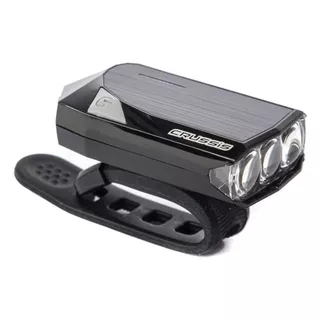 Super Bright 3LED Front Light CRUSSIS White – USB Charged