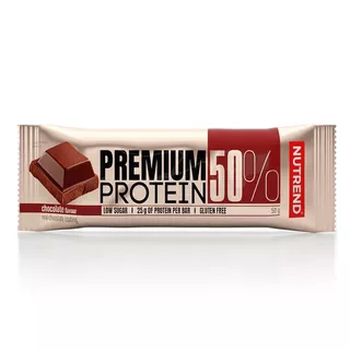 Proteinová tyčinka Nutrend Premium Protein 50% Bar 50g - cookies+cream