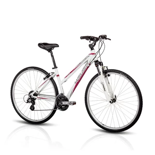 Crossový bicykel 4EVER Prestige 2014 - bielo-ružová