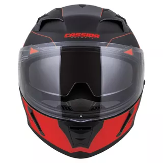 Cassida Integral 3.0 RoxoR Motorradhelm - schwarz matt/gelb hivis/grau