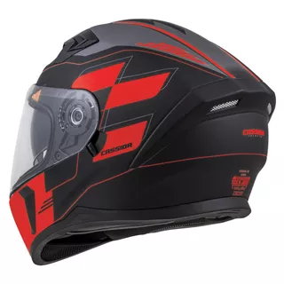 Cassida Integral 3.0 RoxoR Motorradhelm - schwarz matt/gelb hivis/grau