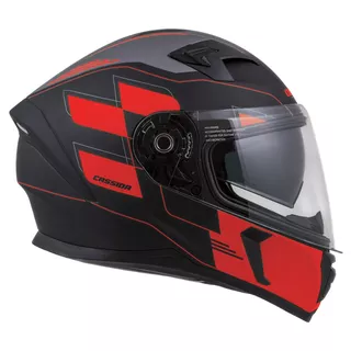 Motorcycle Helmet Cassida Integral 3.0 RoxoR - Matt Black/White/Grey