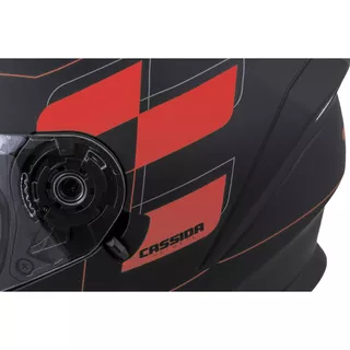 Cassida Integral 3.0 RoxoR Motorradhelm - schwarz matt/gelb hivis/grau