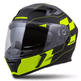 Moto prilba Cassida Integral 3.0 RoxoR - čierna matná/žltá fluo/šedá