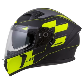 Motorcycle Helmet Cassida Integral 3.0 RoxoR - Matt Black/Fluo Red/Grey